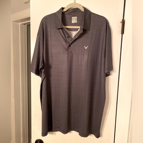 Callaway Opti-Dri Men’s Golf Polo Shirt Size X-Large Gray Short Sleeve - Picture 1 of 8